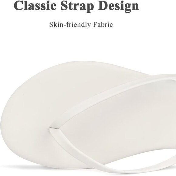 🆕 Flat Leather Thong Sandals Women’s Comfy Dressy Flip Flops - Picture 3 of 5